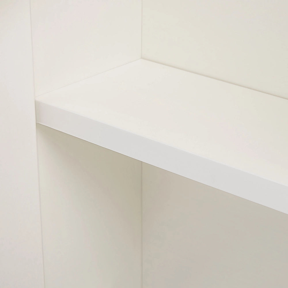 Armadietto a specchio per bagno in multistrato argento 60 x 60 cm Armadio pensile a 2 ante con luci a LED
