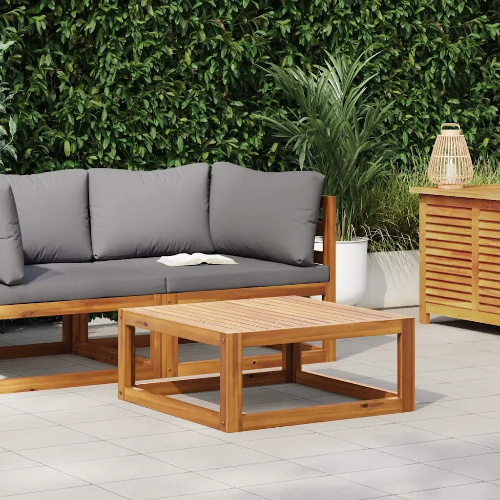 Tavolino da Caffè 68x68x29 cm in Legno Massello di Acacia 311866