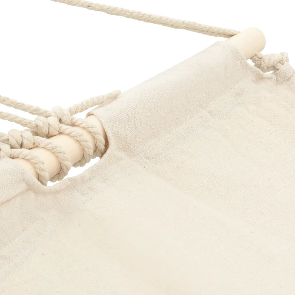 Amaca con asta 210 x 150 cm crema CFW4243324
