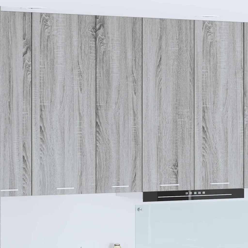 Armadio pensile con porta Grigio Sonoma 30 x 31 x 100 cm 884335