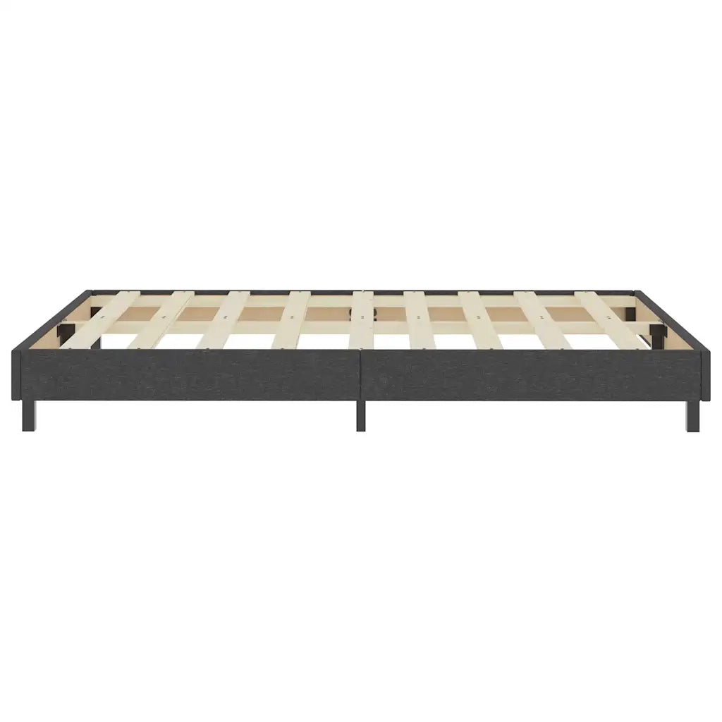 Letto matrimoniale | Letto per adulti | Letto a Molle Grigio in Tessuto 180x200 cm