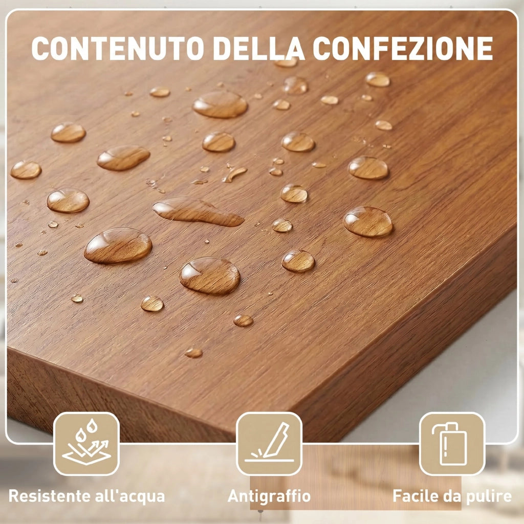Porta Scorrevole per Armadio ¨C zephmum ¨C Effetto Legno Marrone 75x210cm