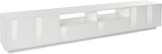 Mobile TV 4 Ante 2 Cassetti 260x41,4x46 cm Bloom Bianco Lucido