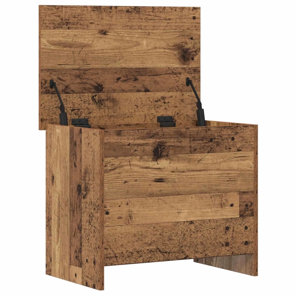 Cassa di stoccaggio Legno antico 60 x 40 x 50 cm 8011257