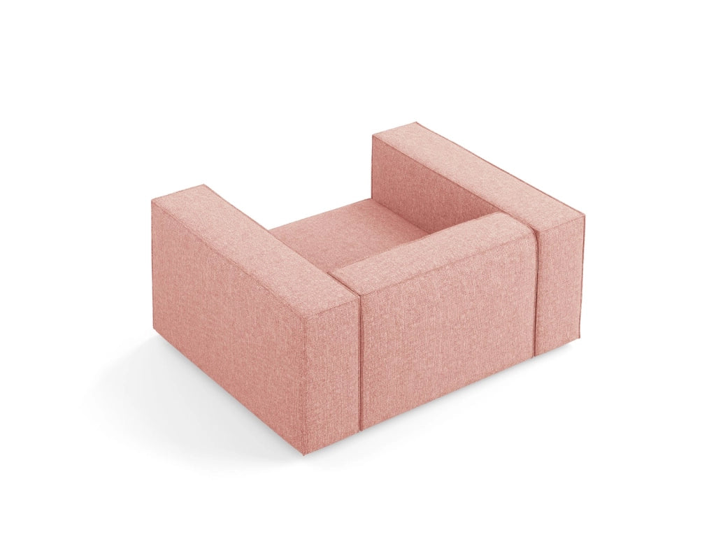 Cosmopolitan Design - Poltrona "Arendal" in ciniglia rosa 