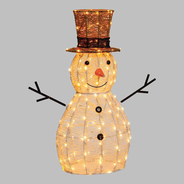 Pupazzo di neve 3d.h.70 160 led traditional