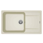 Lavello Elleci Incasso 1 vasca 86x50 Life 410 Granitek Bianco Antico LG241062