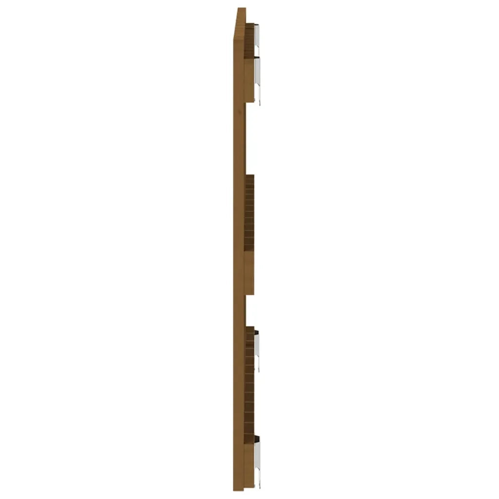 Testiera da Parete Ambra 82,5x3x60 cm in Legno Massello di Pino