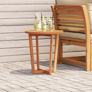 Tavolino da giardino rotondo Ø55x60 cm in Legno Massello di Acacia 4108132