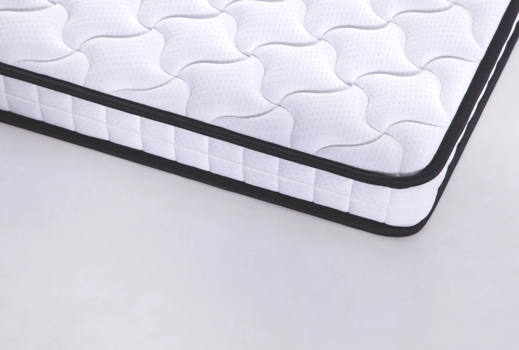 Materasso a molle insacchettate 90x200 cm alto 10 cm; bianco