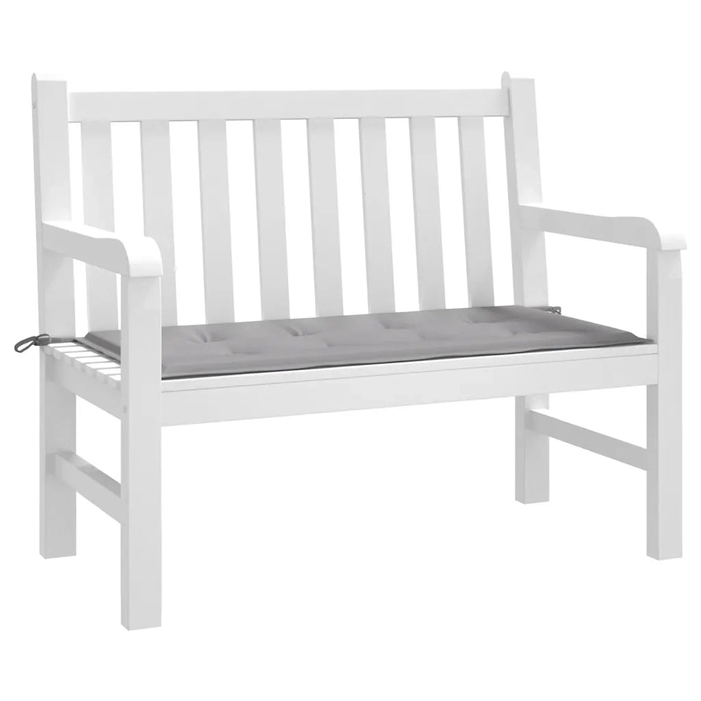Cuscino per Panca-Cuscini per panchina Grigio 100x50x4 cm in Tessuto Oxford