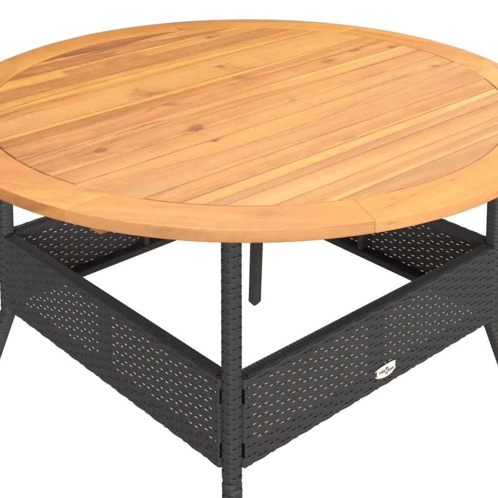 Set Divani da Giardino 2 pz con Cuscini in Polyrattan Nero