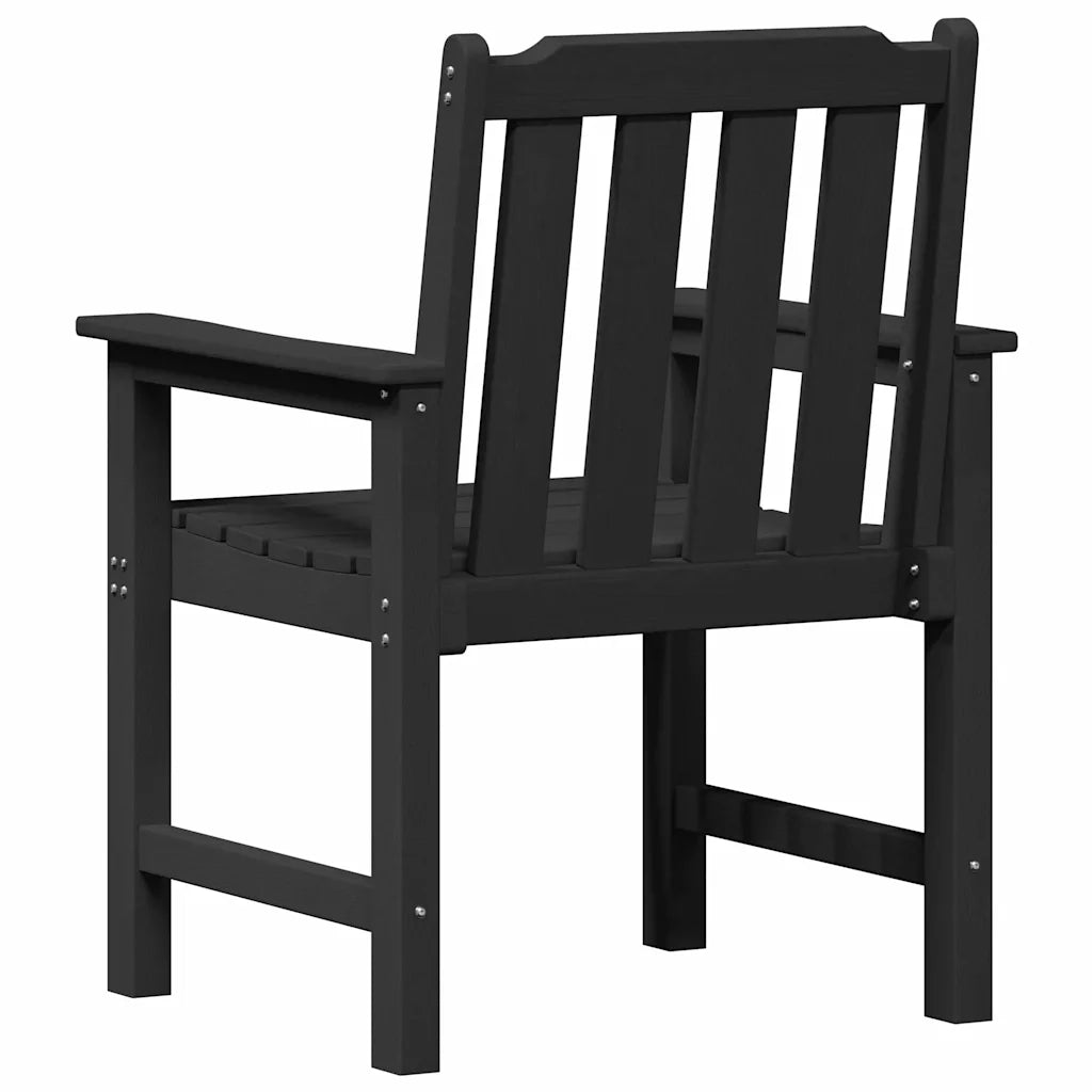 Sedia da Giardino 6 pcs Nero 65.5 x 59 x 88 cm Polietilene 3335799