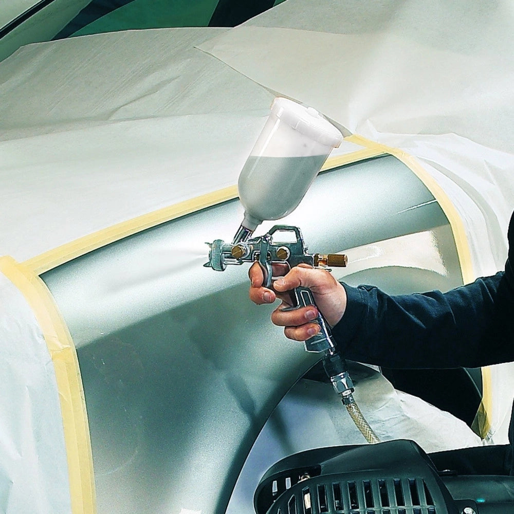 Trade Shop - Aerografo Con Serbatoio A Caduta Superiore Pistola Per Verniciare Einhell -