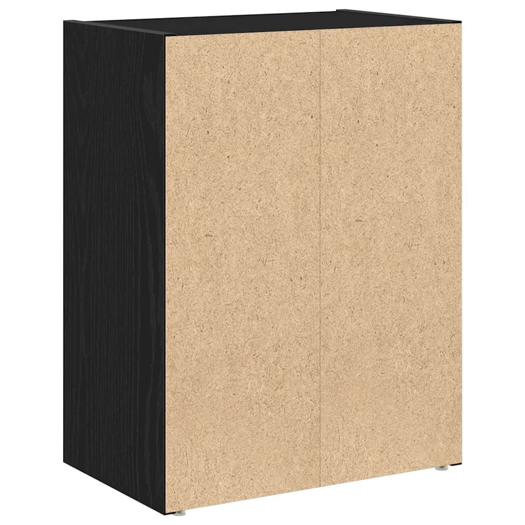 Libreria Rovere Nero 40x24x52 cm in Legno Multistrato 860356