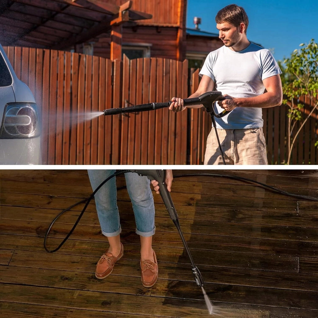 Tubo Alta Pressione 15m M22-M22 – Nylon e PVC, 200 Bar | Compatibile con Idropulitrice Kärcher | Resistente e Flessibile