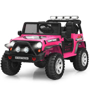 Auto elettrica 12V con telecomando 114,5 x 72 x 74 cm guida realistica avvio lento design giocoso PP rosa 20_0019157