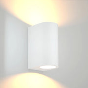 APPLIQUE DRAPION 15X9,5X7CM BIANCO GU10 2X5W