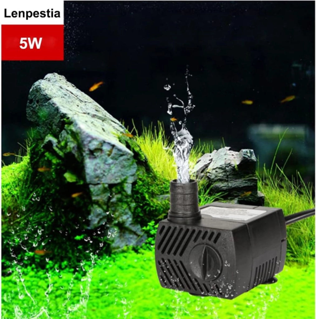 Pompa sommergibile per acquario riciclo acqua dolce salata 300L/H 5W DN-3200
