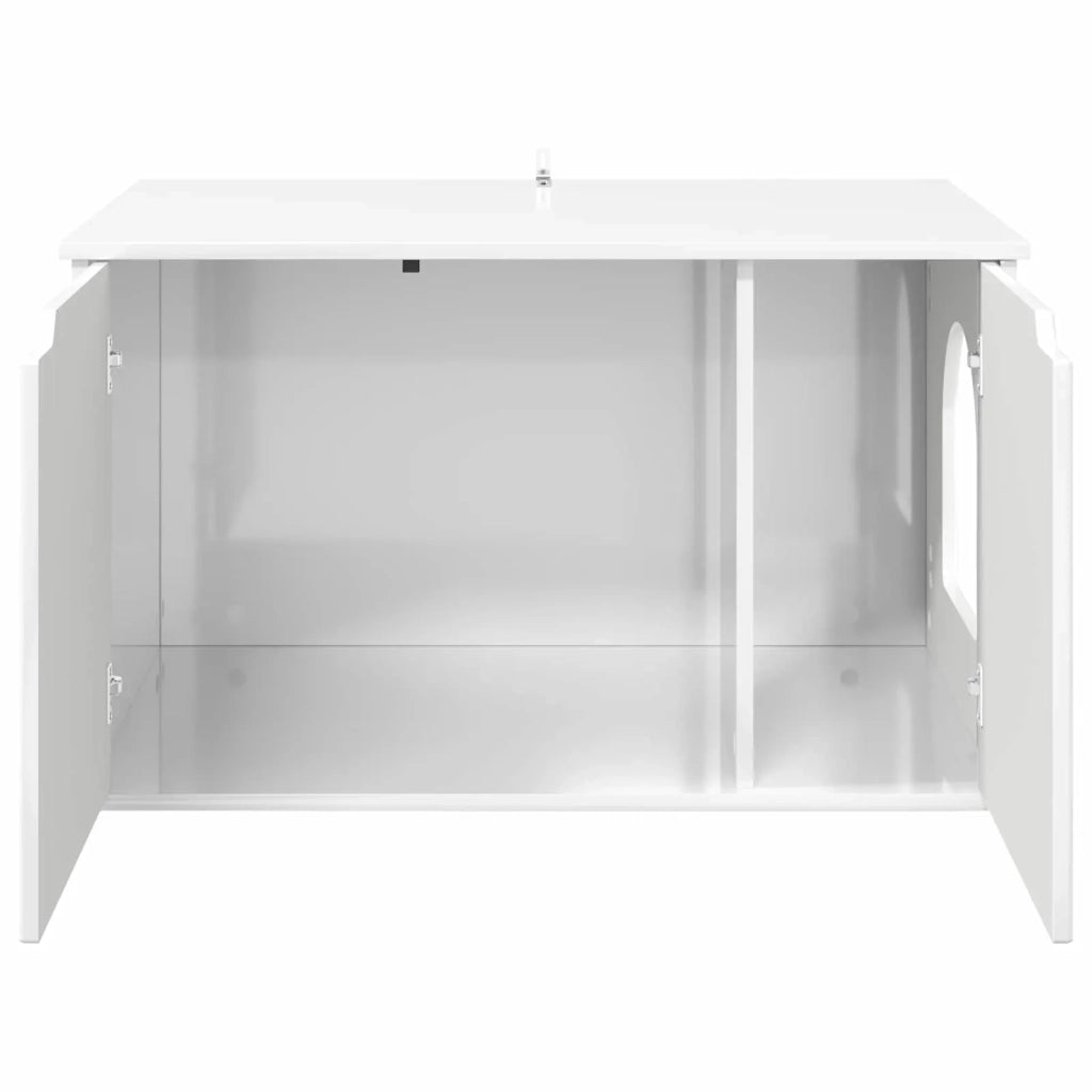 Casa per Gatti Bianco Lucido 85 x 55 x 50,5 cm CFW5179748