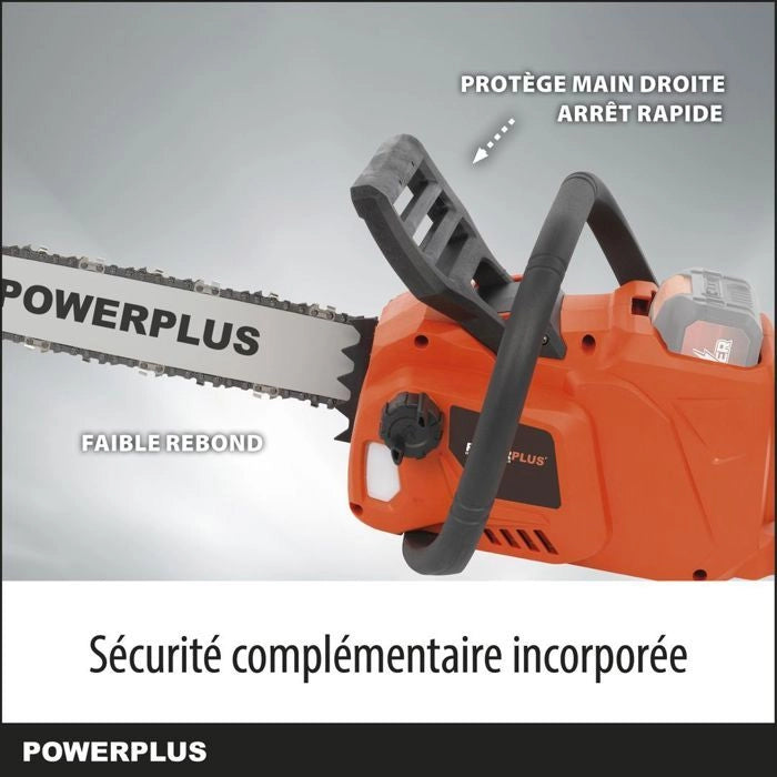 Powerplus Dual Power Powdpg7576 - 40 V Cataino a batteria, guida da 350 mm, senza batteria o caricabatterie