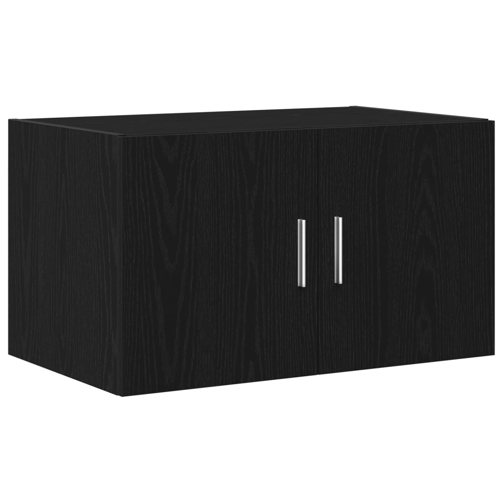 Armadio a muro  Nero Rovere 70x42,5x40 cm Legno ingegnerizzato