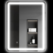 Specchio bagno LED con controllo tattile e antiappannamento