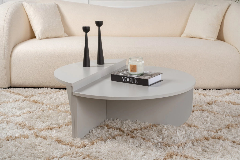 Tavolino in legno "Orion" 90 x 60 x 30 cm - Grigio