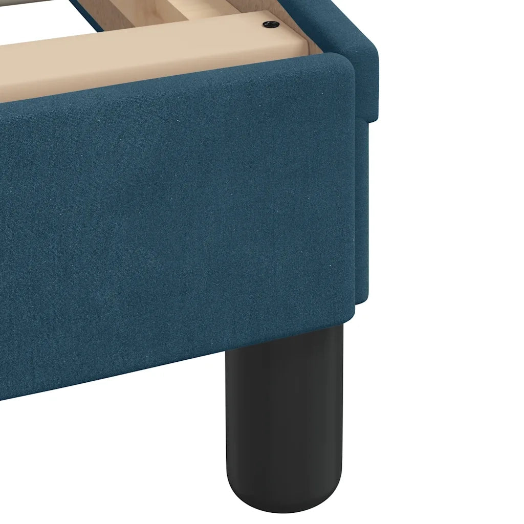 Letto con Materasso Dover Blu 180x200 cm in Velluto 3208455