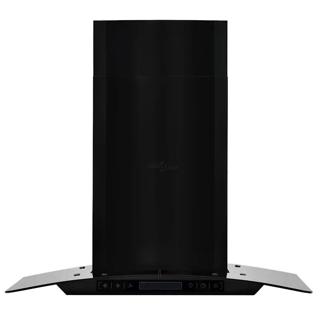 Cappa Aspirante a Muro Acciaio Inox 756 m³/h 60 cm Nera 50709