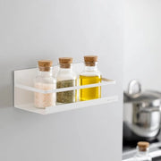 Kruidenrek Magnetico - 24,4 x 12 x 9,3 cm - Supporto per Cucina Senza Fori - Bianco
