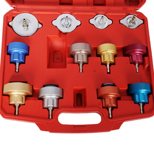 Set universale 14 pezzi per sistema di raffreddamento Tester radiatore auto