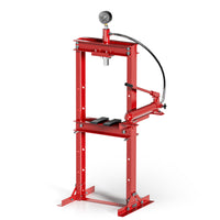 Pressa idraulica da officina 12t Pressa professionale a telaio per cuscinetti con manometro