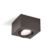 Faretto plafone quadrato nero orientabile LED Kobi OH37S