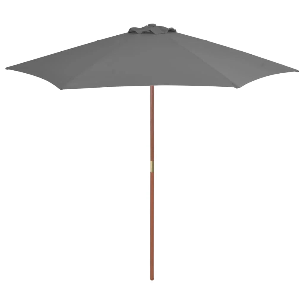 Ombrellone da esterno con palo in legno 270 cm antracite 02_0008246