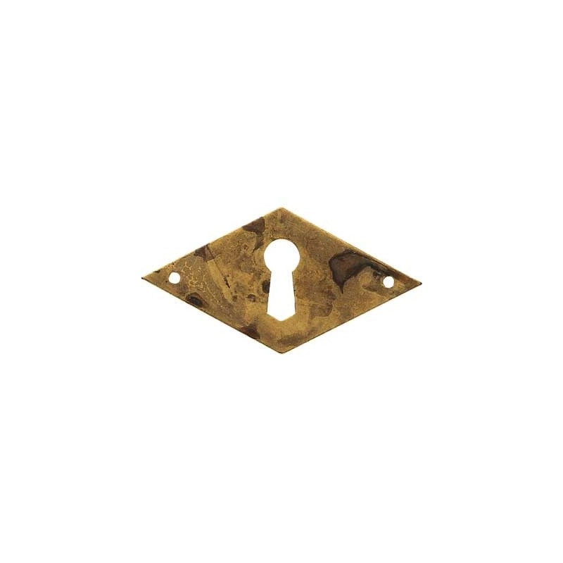 BOCCHETTA PER MOBILI '30667' ORIZZONTALE 49x25 mm - Ottone antico - METAL GROUP