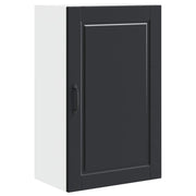 Mobiletto da cucina moderno 50 x 31 x 80 cm pratico e funzionale contenitore in legno ingegnerizzato nero 02_0054380