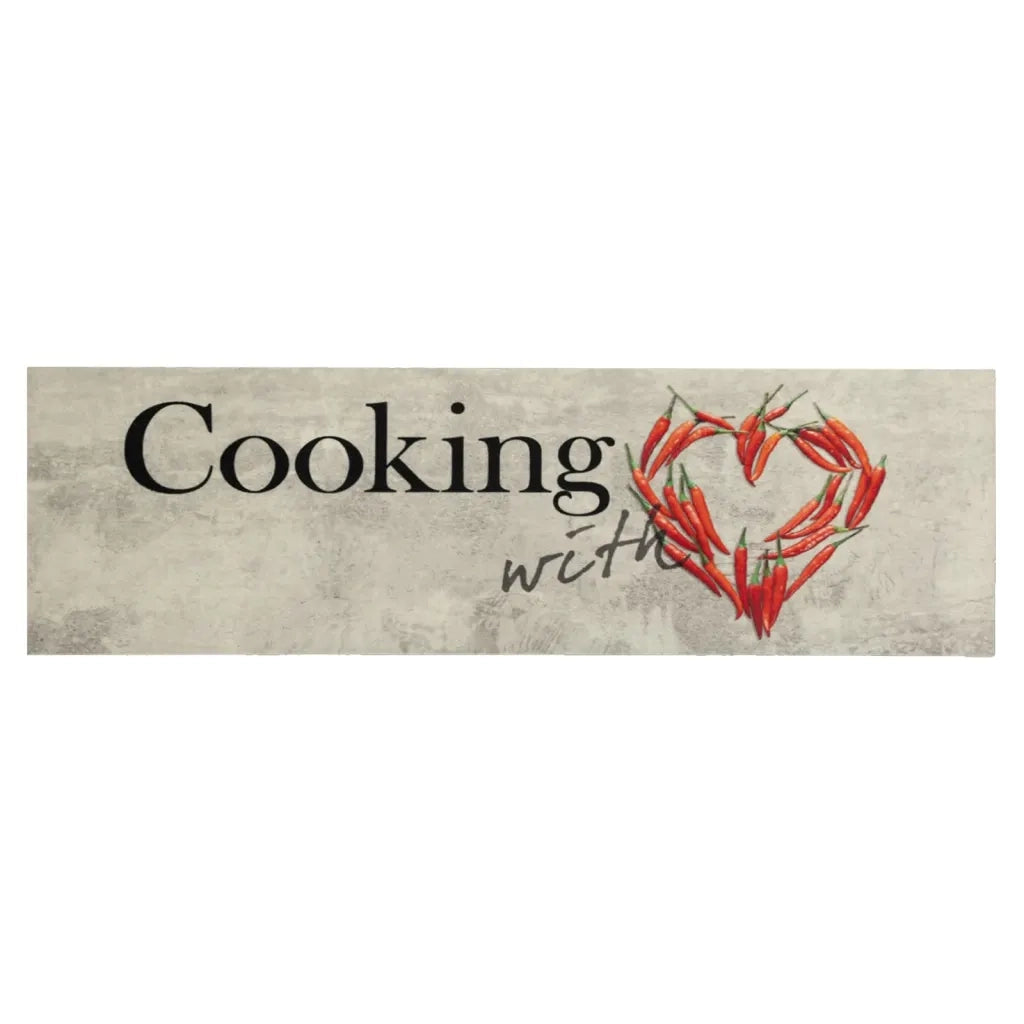 Tappeto da Cucina Lavabile-Tappetino da Cucina Cucinare 45x150 cm in Velluto