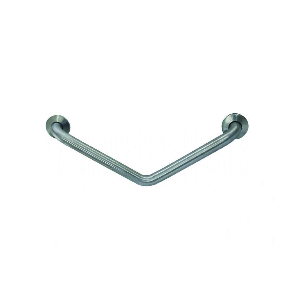 Barra diagonale maniglia di sostegno doccia disabili inox lucido nofer 15068.b