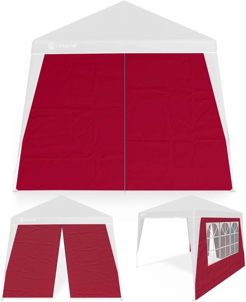 2x Pareti Laterali per Gazebo Capri 3x3m Idrorepellente Pannelli per Padiglione Giardino