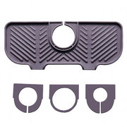Organizzatore per saponi e spazzole sotto il rubinetto in silicone, modello senza marchio (griego)