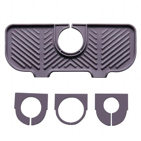 Organizzatore per saponi e spazzole sotto il rubinetto in silicone, modello senza marchio (griego)