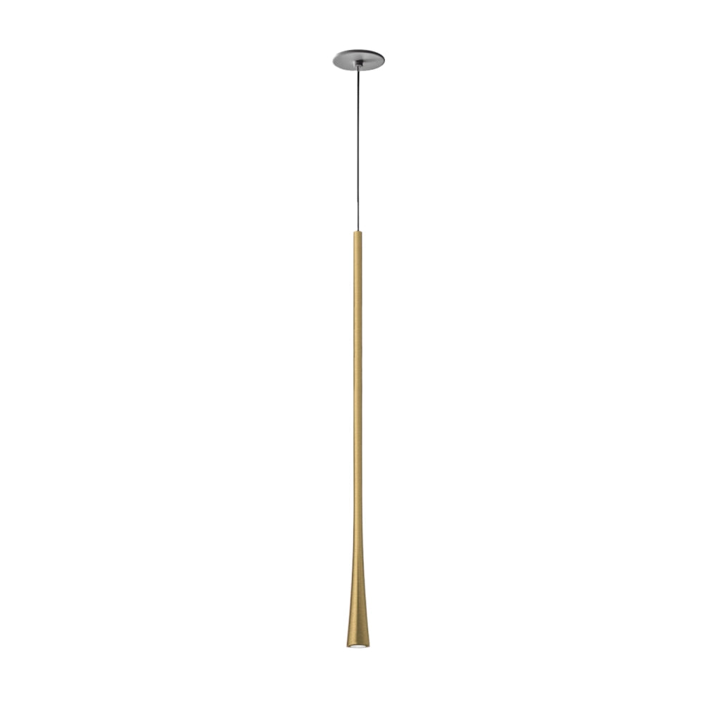 Lampada a Sospensione ad Incasso DAFNE SG/I 7W LED 3000K 213lm in Alluminio Oro Satinato - Design Moderno ed Elegante per Interni