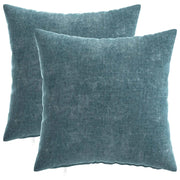 Federa 2 pcs HEERLEN Blu 40 x 40 cm Tessuto Chenille 908509