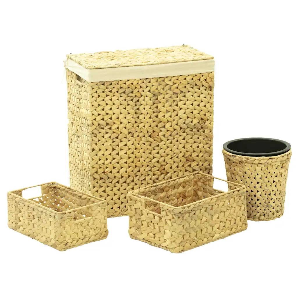 Set Accessori da Bagno 4 pz in Giacinto d'Acqua