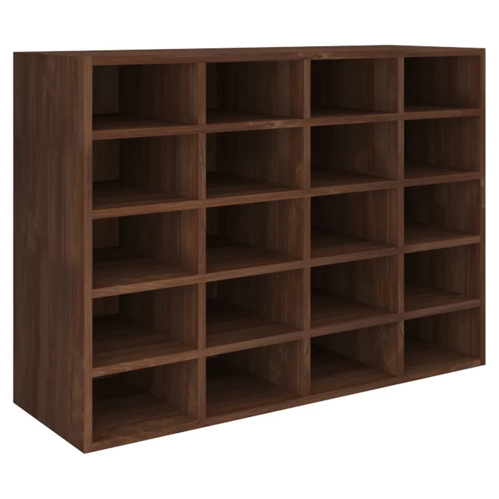 Scarpiera in Legno Multistrato 92x30x67,5 cm Rovere Marrone cod mxl 48966