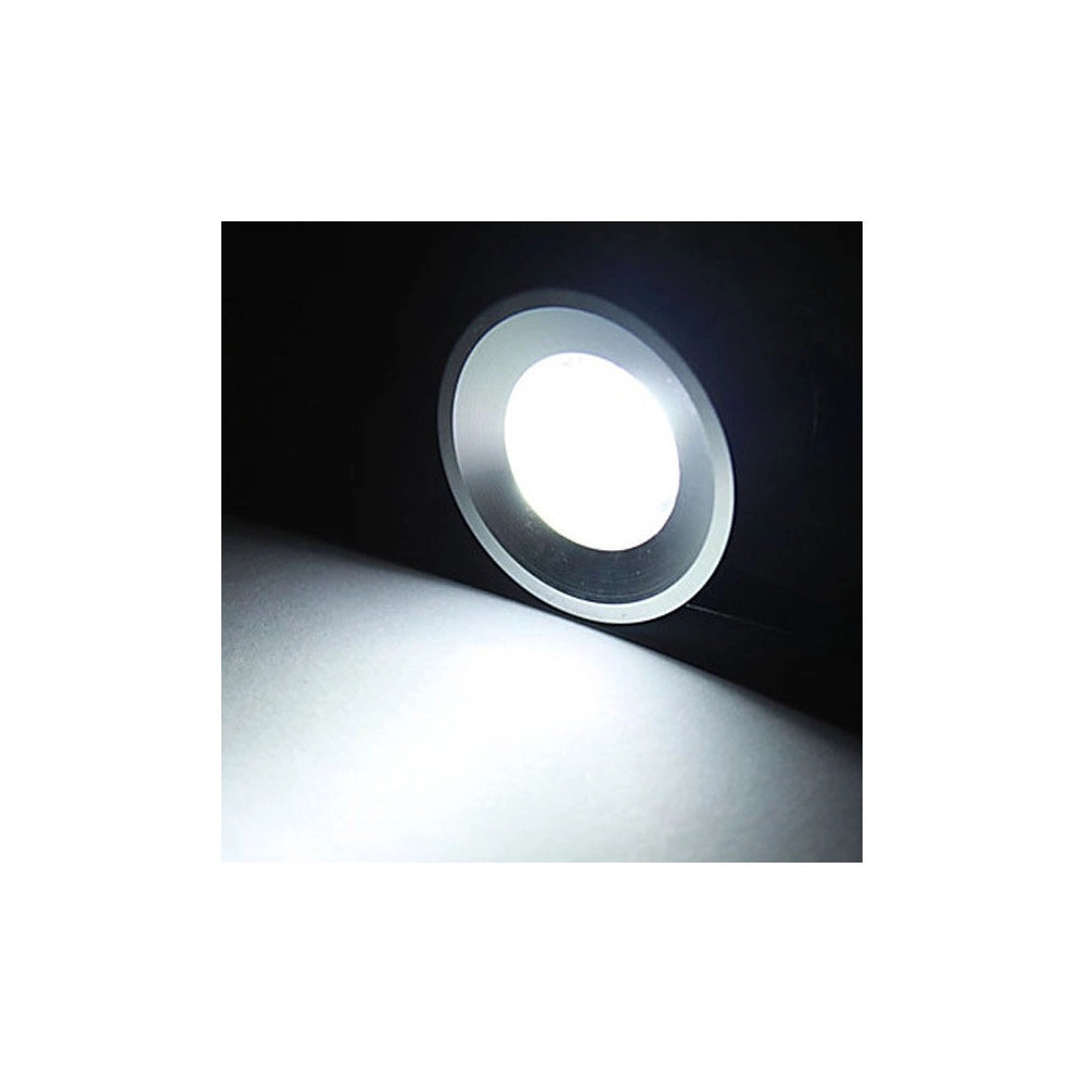 Trade Shop - Faretto Led 1w 220 Volt Punto Luce Orientabile Segnapasso Incasso Cielo Stellato -