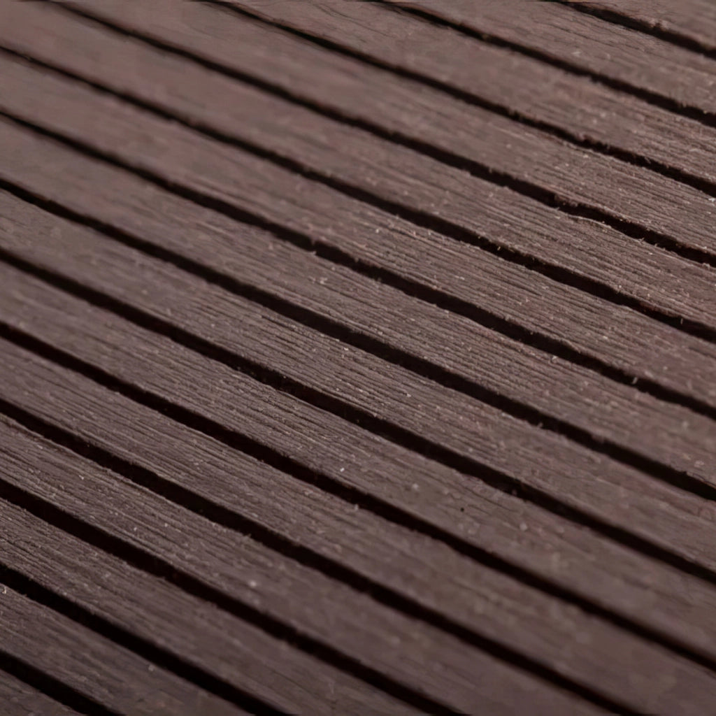 Kaido - Set di 5 Doghe Pavimento da Esterno 150x75 cm per Giardino Patio Terrazza in WPC Teak