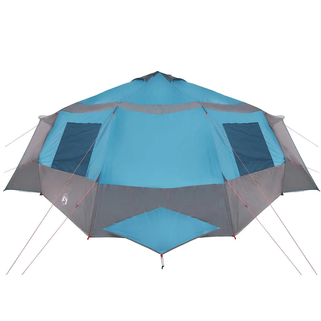 Tenda da campeggio per 12 persone con tetto Blu e Grigio