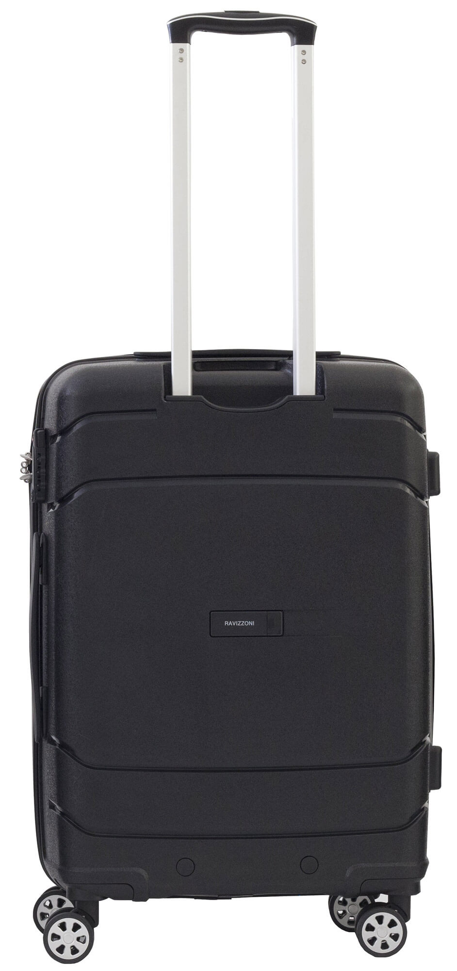 Trolley Valigia Media Rigida in Polipropilene 4 Ruote TSA Ravizzoni Cuba Libre Nera